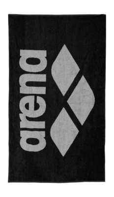 Handtuch Arena Pool Soft Towel Black Grey