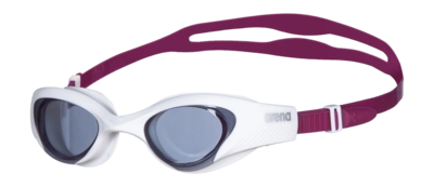 Schwimmbrille Arena The One Goggles Damen Smoke White Purple