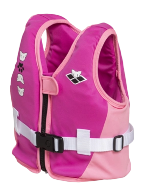 Schwimmweste Arena Friends Swim Vest Kinder Fuchsia (4 - 6 jaar)