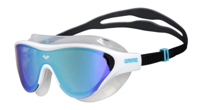 Zwembril Arena Unisex The One Mask Mirror Blue White Black