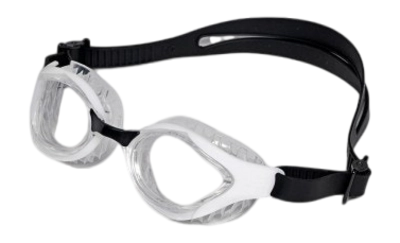 Schwimmbrille Arena Air-Bold Swipe Unisex Clear White Black