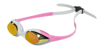 Swimming Goggles Arena Kids Spider Jr Mirror R Pink Grey Pink