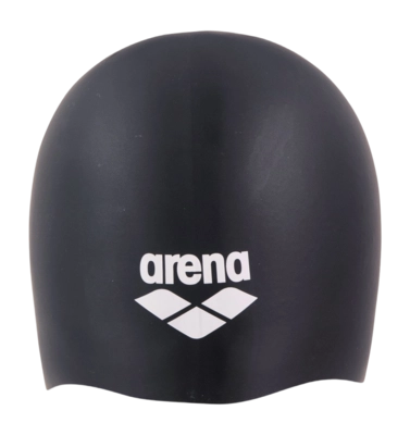 Swimming Cap Arena Unisex Long Hair Cap Black White