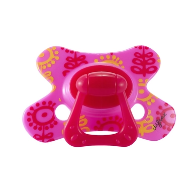 Fopspeen Difrax Dental 12-18 M Flower Power