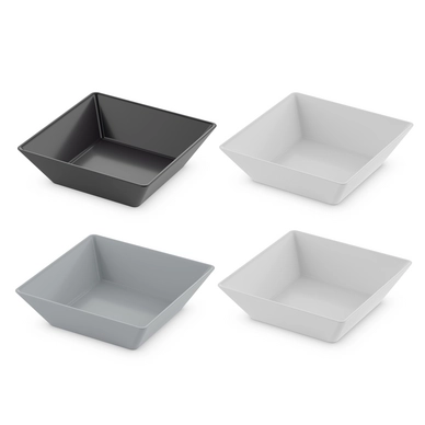 Schalen Koziol Tangram-4 Cotton Weiß / Grau / Schwarz (Set von 4)