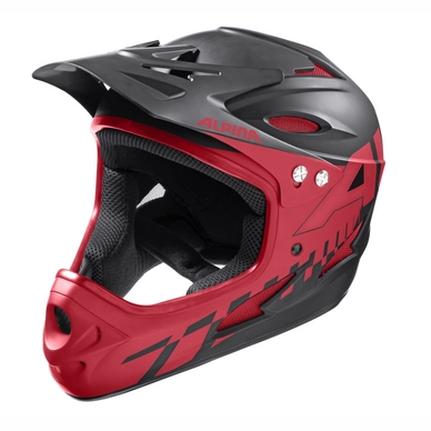 Ski Helmet Alpina Fullface Black-Red