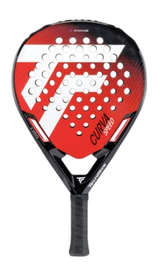 Padel Racket Tecnifibre Curva Speed 355 Red Black