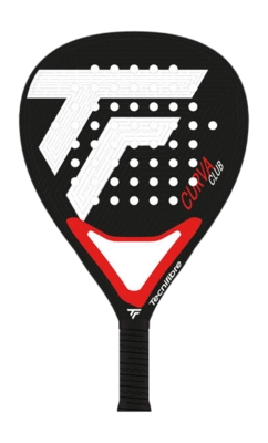 Padel Racket Tecnifibre Curva Club 365 Black Red