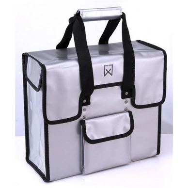 Fietstas Willex Shopper Bisonyl Zilver
