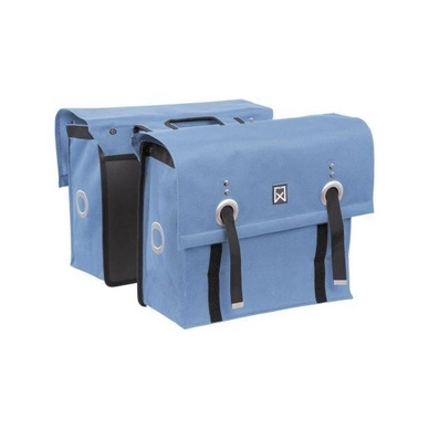 Fietstas Willex Krantentas Canvas Blauw
