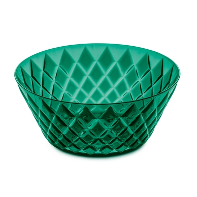 Saladeschaal Koziol Crystal Bowl L Transparent Emerald Green