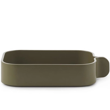 Aufbewahrungsbox Normann Copenhagen Bent Elm Green 23,5 x 15,5 cm