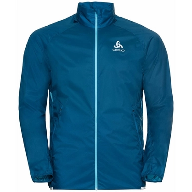 Veste de Sport Odlo Men Zeroweight Dual Dry Water Resist Mykonos Blue
