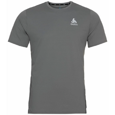 T-Shirt de Sport Odlo Men SS Crew Neck Zeroweight Chill-T Steel Grey