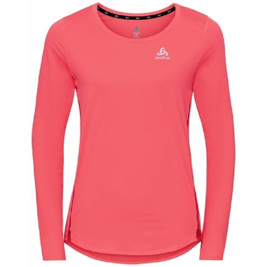 Haut de Sport Odlo Women LS Crew Neck Zeroweight Chill-T Roze