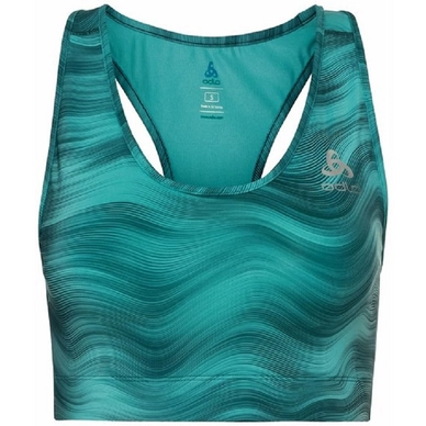 Sport Bh Odlo Women Bralette Essential Print Jaded Graphic Ss21