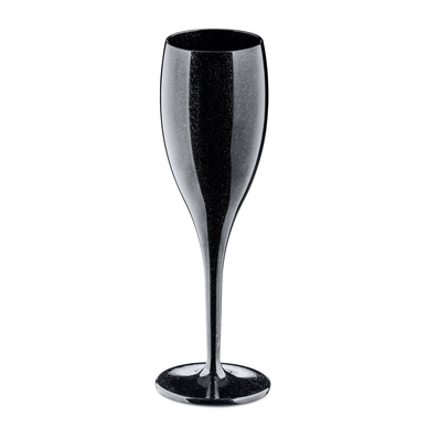 Champagneglas Koziol Cheers No. 1 Zwart (Set van 4)