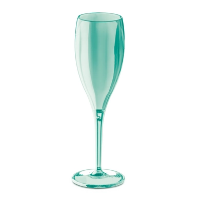 Champagneglas Koziol Cheers No. 1 Transparent Jade (Set van 4)