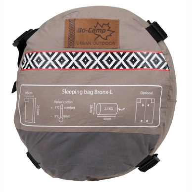 Slaapzak Bo-Camp Urban Outdoor Bronx Taupe