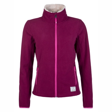 Ski vest Protest Women Sharpa Full Zip Top Beet Red