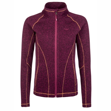Ski vest Protest Women Luca Full Zip Top Dark Lava