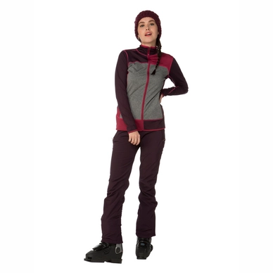 Ski vest Protest Women Bakari Full Zip Top Dark Lava