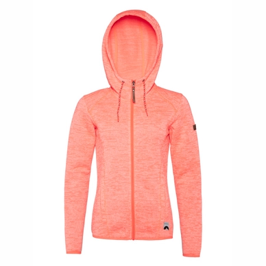 Hoodie Protest Women Cue Full Zip Granatina