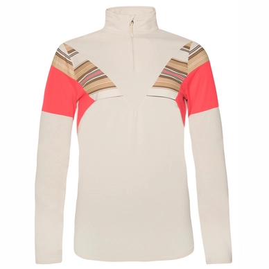 Pull de Ski Protest Women Yingsa 1/4 Zip Top Canvasoffwhite