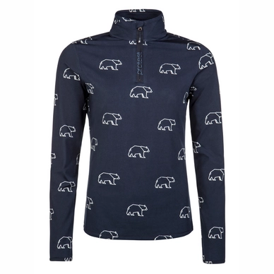 Skipully Protest Women Kenai 1/4 Zip Top Ground Blue
