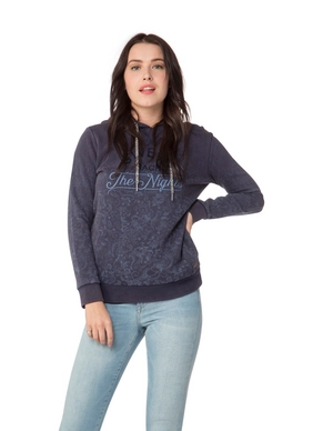 Trui Protest Women Pinot Hooded Sweatshirt Ground Blue