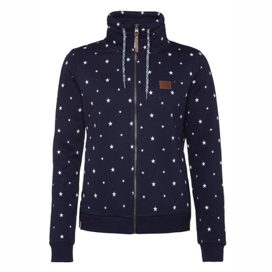 Vest Protest Women Panorama Full Zip Ground Blue