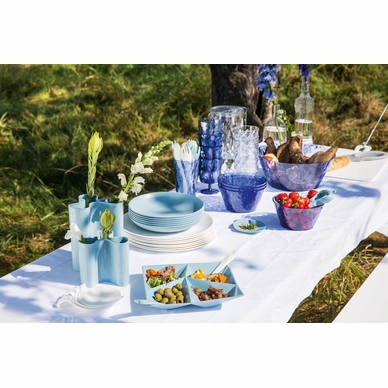 Saladeschaal Koziol Club Bowl L Transparent Grey