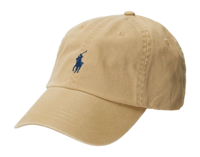 Casquette Ralph Lauren Men Coton Chino Baseball Cafe Tan Newport Navy