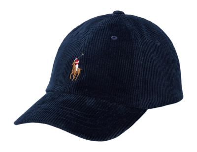 Cap Ralph Lauren Men Corduroy Ball Aviator Navy