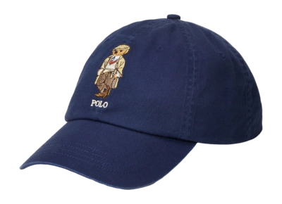 Casquette Ralph Lauren Men Polo Bear Twill Ball Cap Newport Navy Bear