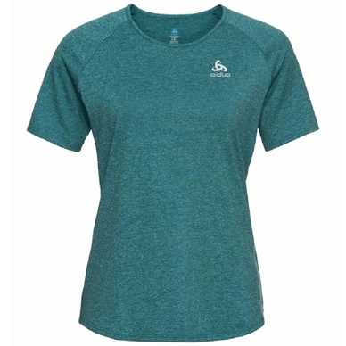 T-Shirt Odlo Women SS Crew Neck Run Easy 365 Jaded Melange
