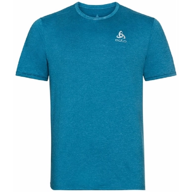 T-Shirt de Sport Odlo Men SS Crew Neck Run Easy 365 Horizon Blue Melange
