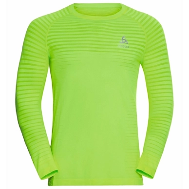 T-shirt de Sport Odlo Men LS Crew Neck Essential Seamless Lounge Lizard Melange