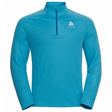 Sportshirt Odlo Midlayer Essential 12 Zip Horizon Blue Herren