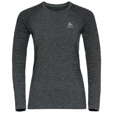 T-Shirt de Sport Odlo Femme LS Crew Neck Essential Seamless Gris