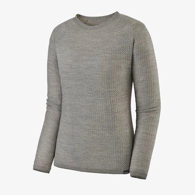 Jumper Patagonia Women Cap Sweater Air Crew Feather Grey Birch White X Dye
