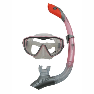 Schnorchelset Aqua Lung Sport Diva I LX & Island Dry Pink
