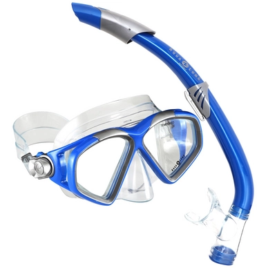 Schnorchelset Aqua Lung Sport Cozumel II & Seabreeze II Blau