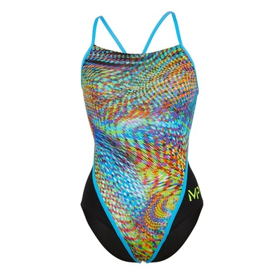 Badeanzug Michael Phelps Snake RB Multicolor Schwarz Damen