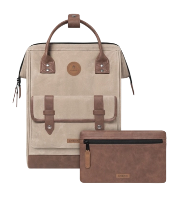Sac à Dos Cabaïa Adventurer Recycled Waxed Cotton Rabat Medium