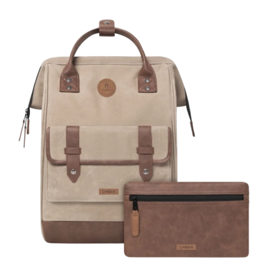 Sac à Dos Cabaïa Adventurer Recycled Waxed Cotton Rabat Large
