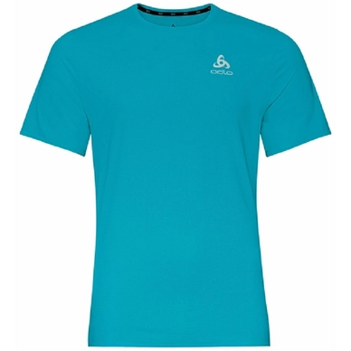T-shirt de Sport Odlo Men SS Crew Neck Zeroweight Chill-T Horizon Blue