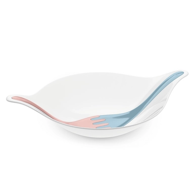 Salatschüssel Koziol Leaf XL+ Weiß / Blau / Rosa