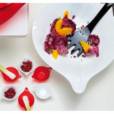 Saladeset Koziol Leaf XL+ Cotton White-Cool Grey