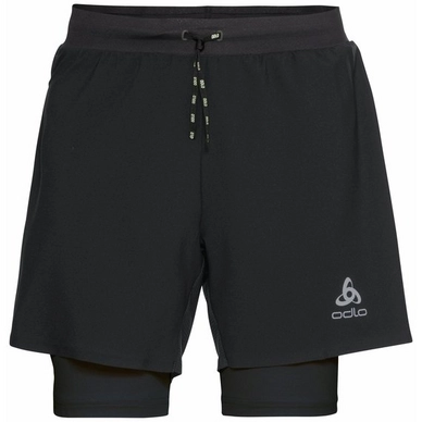 Sporthose Odlo 2-in-1 Shorts Axalp Trail 6 Inch Black Herren